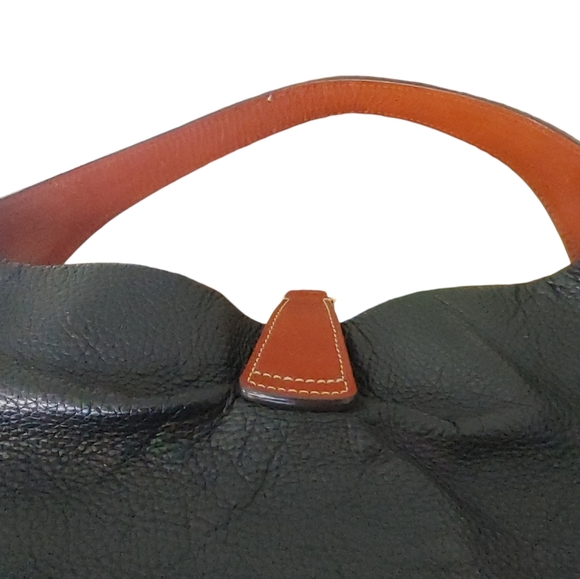 Dooney & Bourke Pebble Grain Logo Lock Shoulder Bag Hobo Purse - Picture 8 of 16